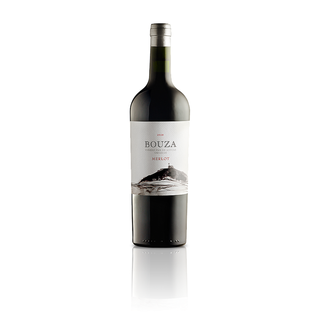 VINO BOUZA MERLOT PAN DE AZUCAR 2020 750 ML